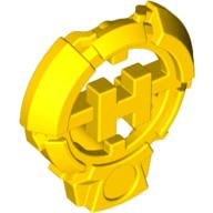 Large Figure Chest Badge with 'H' Hero Factory Logo Design Gelb