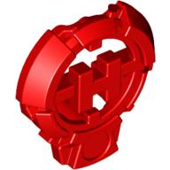 Large Figure Chest Badge with 'H' Hero Factory Logo Design Red