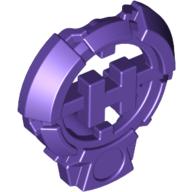 Large Figure Chest Badge with 'H' Hero Factory Logo Design Dark Purple