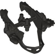 Large Figure Mask, Face Shield with Saw Blade Pearl Titanium