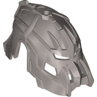 Large Figure Mask, Dual Sided - Fire Lord / Drilldozer Flat Silver