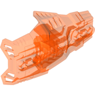 Large Figure Weapon Accessory / Engine, Jet Pack Transparent-Neonorange