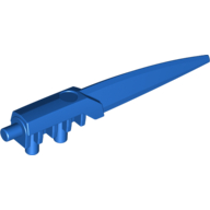 Large Figure Weapon Blade, Long Flexible Blue