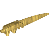 Large Figure Weapon Blade, Long Flexible Pearl Gold