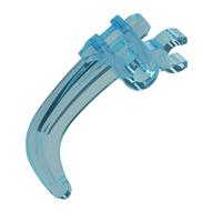 Large Figure Weapon Claw, with Clip Transparent-Hellblau