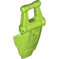 Large Figure Shield, with Handle for Clip Lime