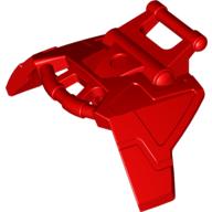 Large Figure Chest Cover, Armour with Angled Bar on Top and Straight Bar on Bottom Red