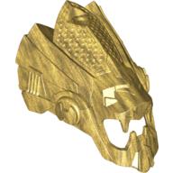 Large Figure Mask, Lion Pearl Gold