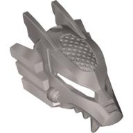Large Figure Mask, Wolf Flat Silver