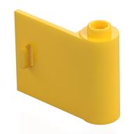 Door 1 × 3 × 2 Right - Open Between Top and Bottom Hinge Gelb