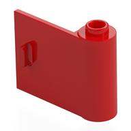 Door 1 × 3 × 2 Right - Open Between Top and Bottom Hinge Rot