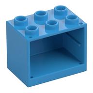 Cupboard 2 × 3 × 2 with Hollow Studs Dark Azure