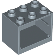 Cupboard 2 × 3 × 2 with Hollow Studs Sandblau