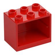 Cupboard 2 × 3 × 2 with Hollow Studs Rot