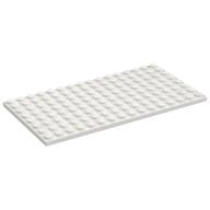 Plate 8 × 16 White