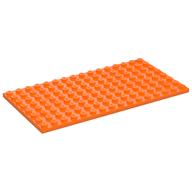 Plate 8 × 16 Orange
