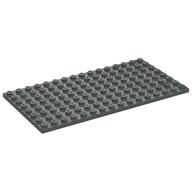 Plate 8 × 16 Dark Bluish Gray