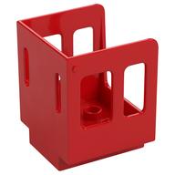Duplo Train Cabin 3 × 3 × 3 1/2 Large Side Windows [Plain]
