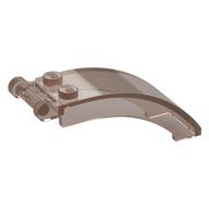 Windschutzscheibe 6 × 2 × 2 mit Griff Transparent-Braun