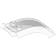 Windscreen 6 × 2 × 2 with Handle Trans-Clear