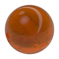 Sphere with Opal Trans-Clear Core Transparent-Orange