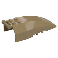 Windscreen 8 × 4 × 2 with 4 Studs and Handle Dark Tan