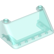 Windschutzscheibe 3 × 6 × 2 Transparent-Hellblau