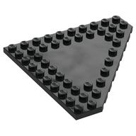 Wedge Plate 10 × 10 Cut Corner [No Centre Studs]