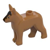 Animal, Dog, Alsatian / German Shepherd (Police Dog) with Black Eyes and Forehead Print
