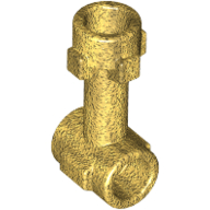 Bar 1L with Top Stud and Two Side Studs Pearl Gold