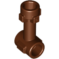 Bar 1L with Top Stud and Two Side Studs Reddish Brown