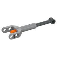 Technic Linear Actuator Mini with Dark Bluish Gray Head and Orange Axle