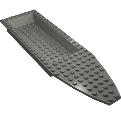 Boat Deck 8 × 28 × 3 Dark Bluish Gray