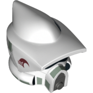 Helmet ARF Trooper, Sand Green Markings Print Weiß