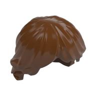 Hair Tousled and Layered Reddish Brown