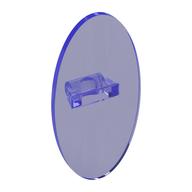 Shield Ovoid with Grip [Plain] Trans-Purple