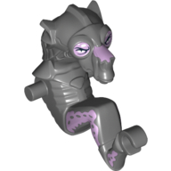 Torso Head and Middle Leg with Sebulba Print Dark Bluish Gray