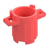 Trash Can with 4 Cover Holders Koralle