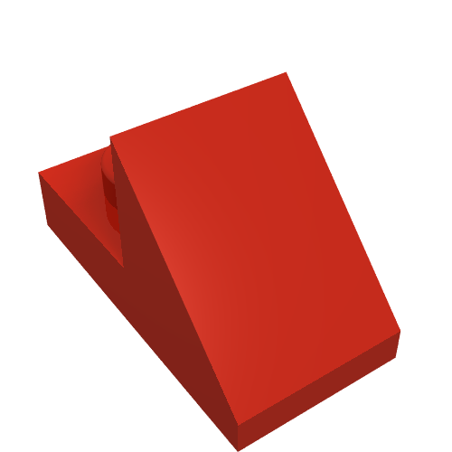Brick Sloped 45° 2 × 1 with 2/3 Cutout [Original Version] Rot