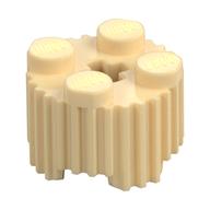 Brick Round 2 × 2 [Grill] Tan