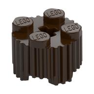 Brick Round 2 × 2 [Grill] Dark Brown