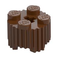 Brick Round 2 × 2 [Grill] Reddish Brown
