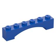 Brick Arch 1 × 6 Raised Arch Blue