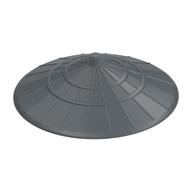 Hat, Conical Asian Style Flat Silver