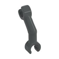 Arm Skeleton Bent with Clips at 90° [Vertical Grip] Dark Bluish Gray