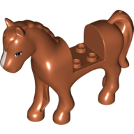 Animal, Horse with 2 × 2 Cutout, Blue Eyes and White Blaze Print