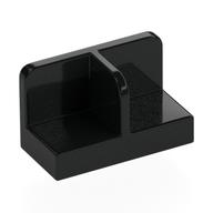 Panel 1 × 2 × 1 with Rounded Corners and Central Divider