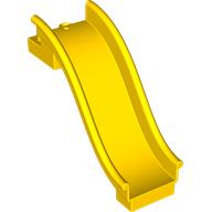 Duplo Playground Slide Straight with Two Top Studs Yellow