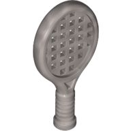 Sports Tennis Racket Flat Silver