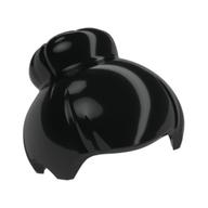 Hair Top Knot Bun [Plain] Black
